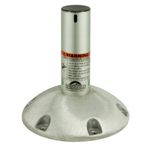 Image 1: Springfield 2-3/8" Explorer Fixed-Height Locking Pedestal - 9"