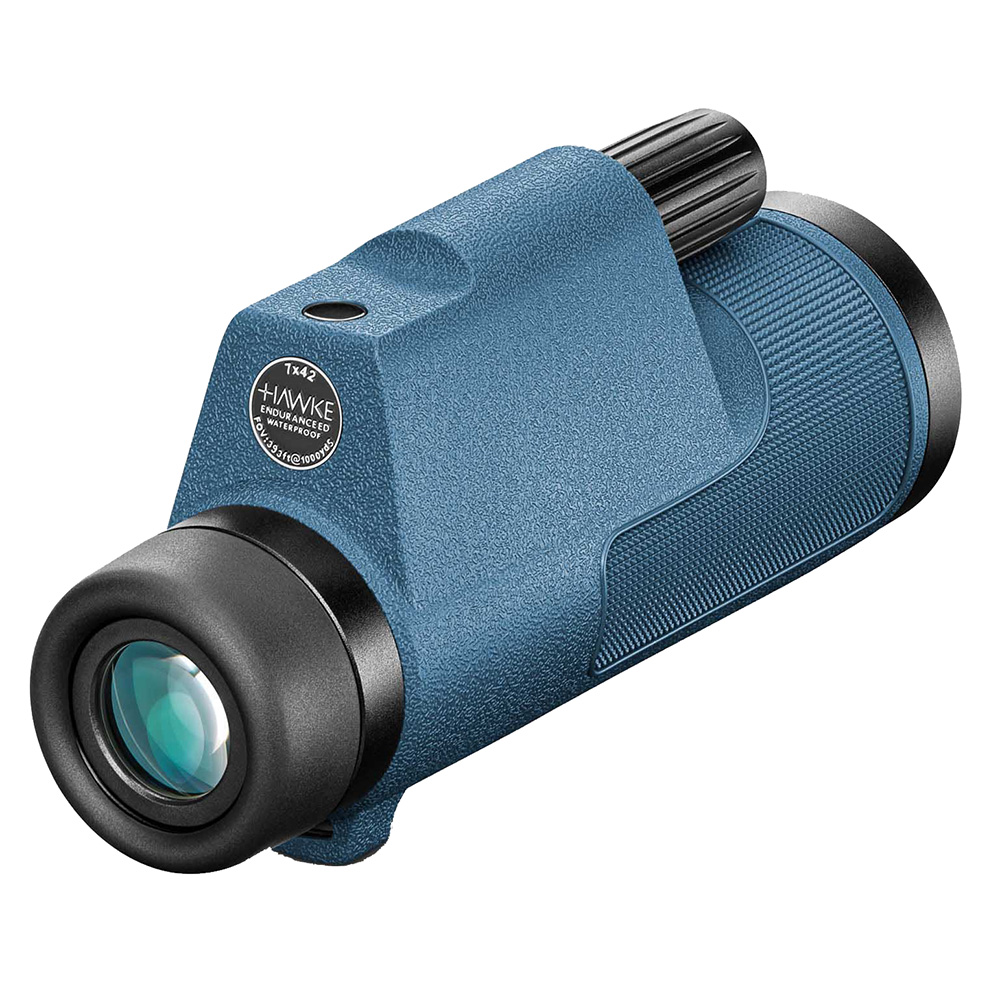 Image 2: Hawke Optics Endurance ED Marine Binoculars 7x42 Monocular - Blue