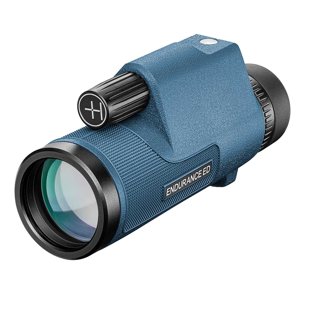 Image 1: Hawke Optics Endurance ED Marine Binoculars 7x42 Monocular - Blue w/Compass