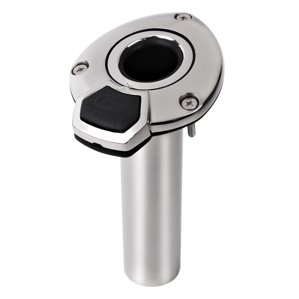 Image 1: Exploding Fish EVO-360 Flush Mount Rotating Rod Holder w/8.5" Tube at 15 Degrees