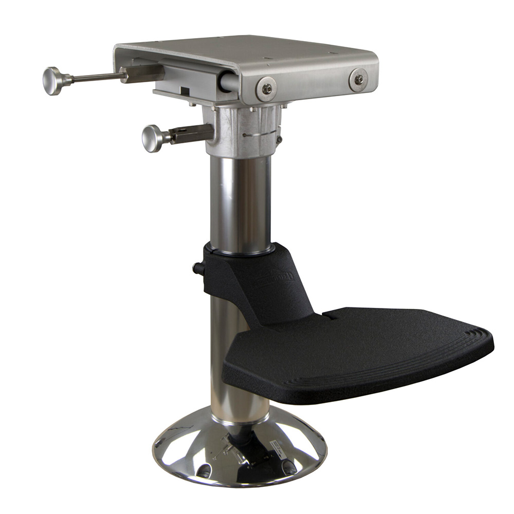 Image 1: Springfield 4" Offshore Fixed-Height Helm Pedestal Package