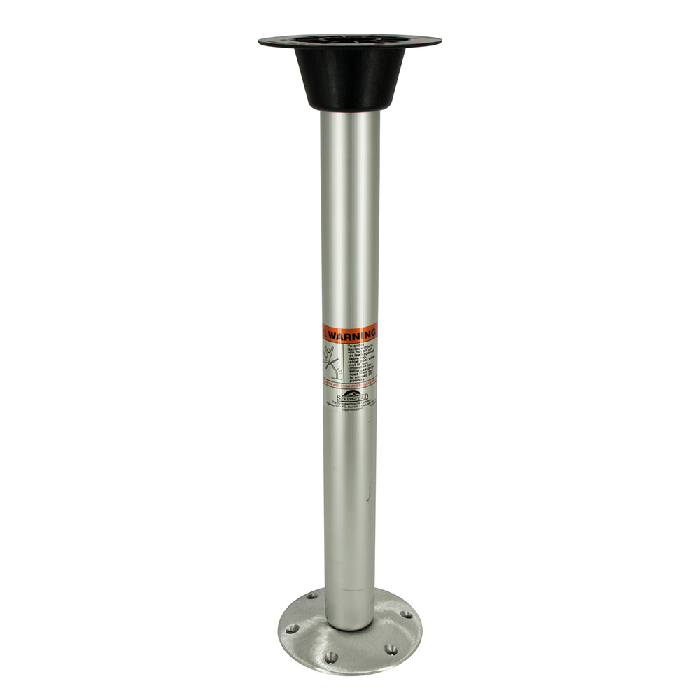 Image 1: Springfield 2-3/8" Bolt-Lock Table Pedestal Package - 27"