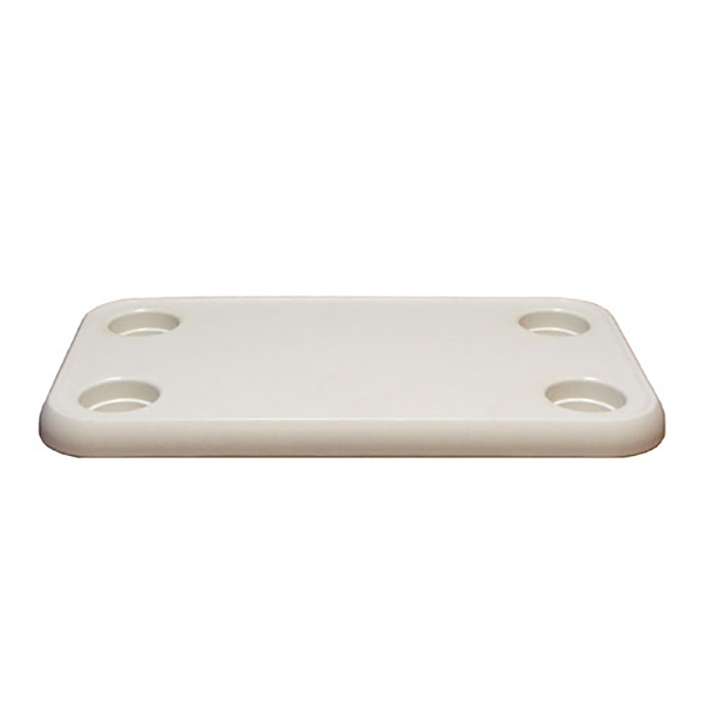 Image 1: Springfield 15.5" x 27.5" Rectangular Table Top - White