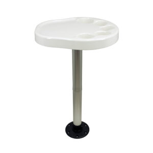 Image 1: Springfield Party Platter Thread-Lock™ Surface Mount Table Package - White