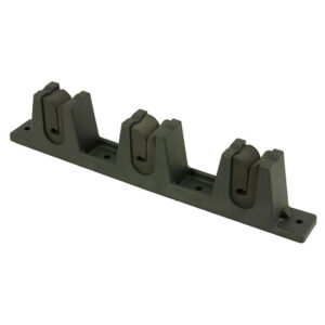 Image 1: Springfield ABS Plastic Rod Holder - 3 Rod - Pair w/Bungee