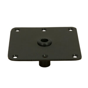 Image 1: Springfield KingPin™ Standard Square Steel Base w/Stain E-Coat - 7"x7"