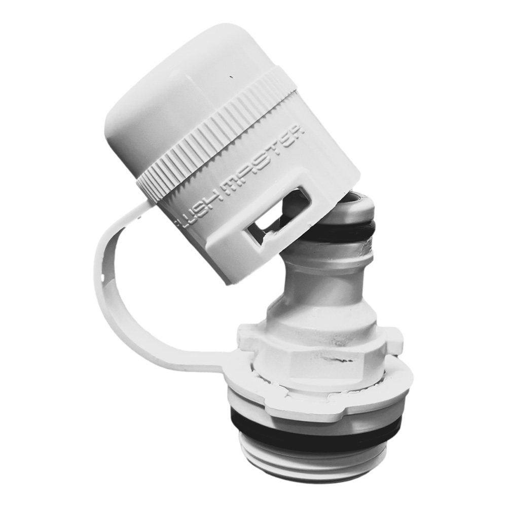 Image 2: Flushmaster Flush Port Quick Connect f/Suzuki - White