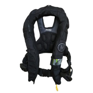 Image 1: First Watch Auto/Manual Convertible 38G Inflatable PFD - Black