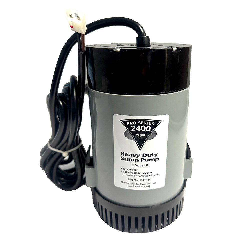 Image 1: Johnson Pump Pro Series 2400 GPH Sump Pump / Utility Pump - 12V - 2400GPH w/10' Lift, 1.5" Discharge