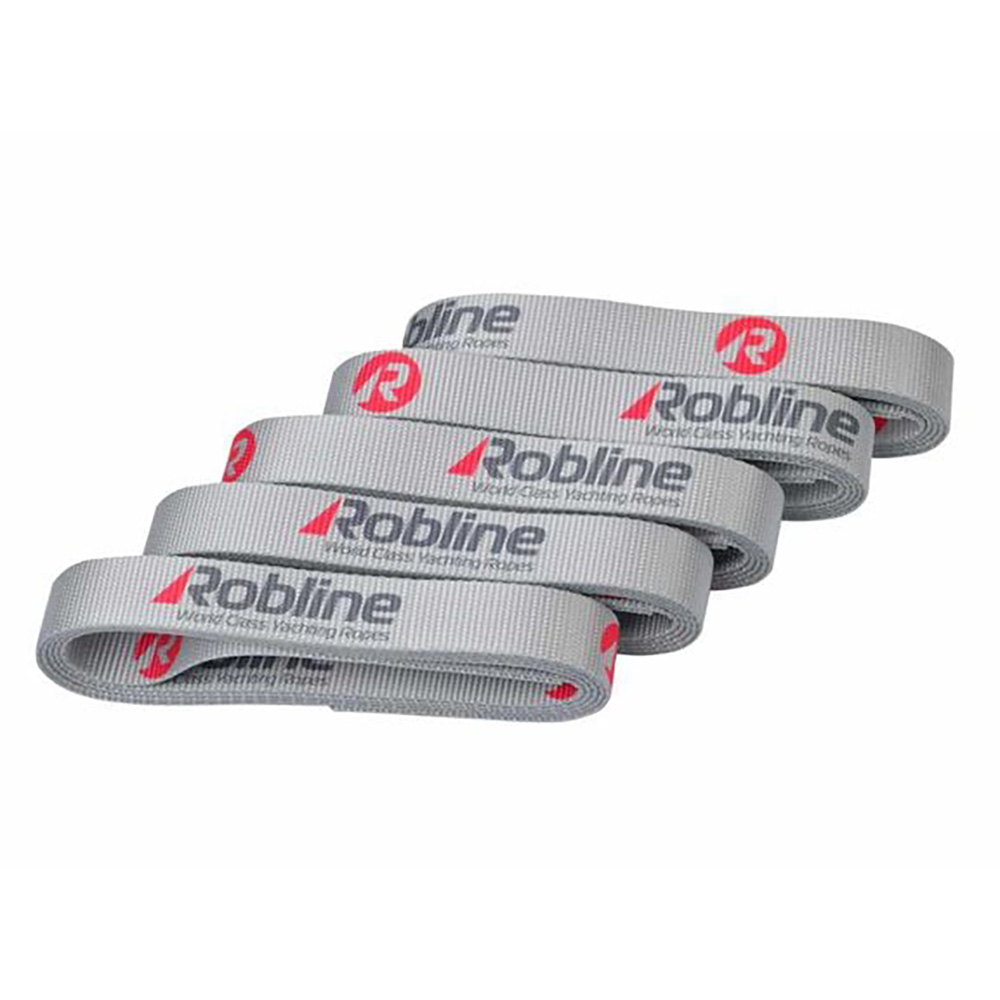 Image 1: Robline UV-Stable Sail Ties Nylon - 78" Length 1" Wide *5-Pack