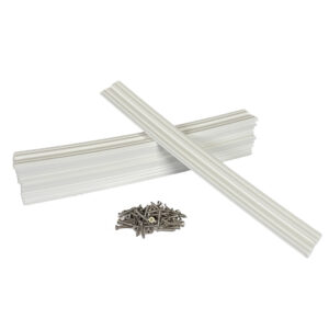 Image 1: Caliber Marine Slides 1.5"x15" White *10-Pack
