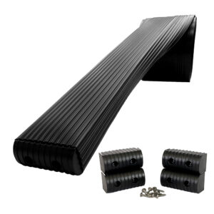 Image 1: Caliber BunkWrap Kit - Black 16' x 2" x 4" Roll + 4 Caps + HRDW Roll + 4 Endcaps & Stainless Steel Hardware