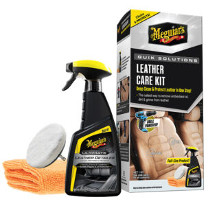 Image 1: Meguiar's Quik Solutions Leather Care Kit