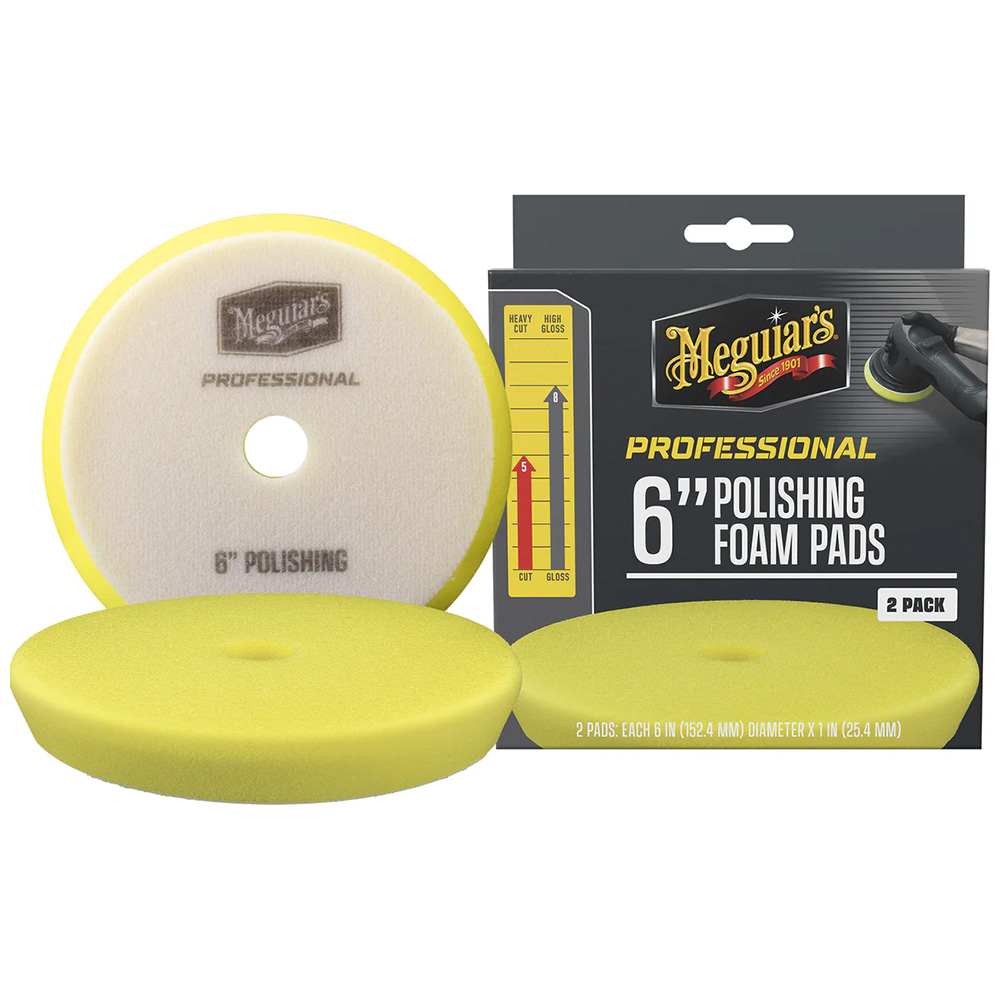 Image 1: Meguiar's Professional 6" Polishing Foam Pads *2-Pack