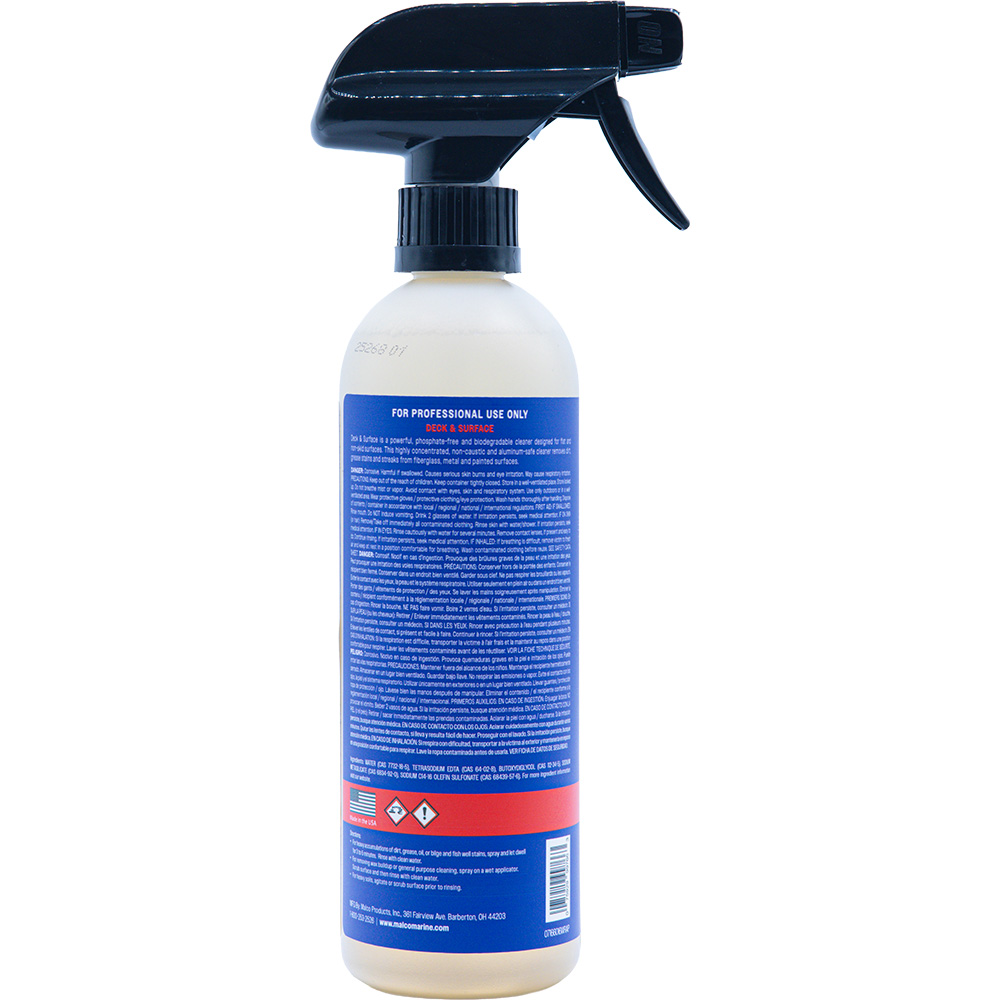 Image 2: Malco Deck & Surface Spray All Purpose Cleaner - 16oz