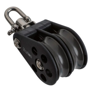 Image 1: Barton Size 5 54mm Plain Bearing Pulley Block Double Block & Swivel