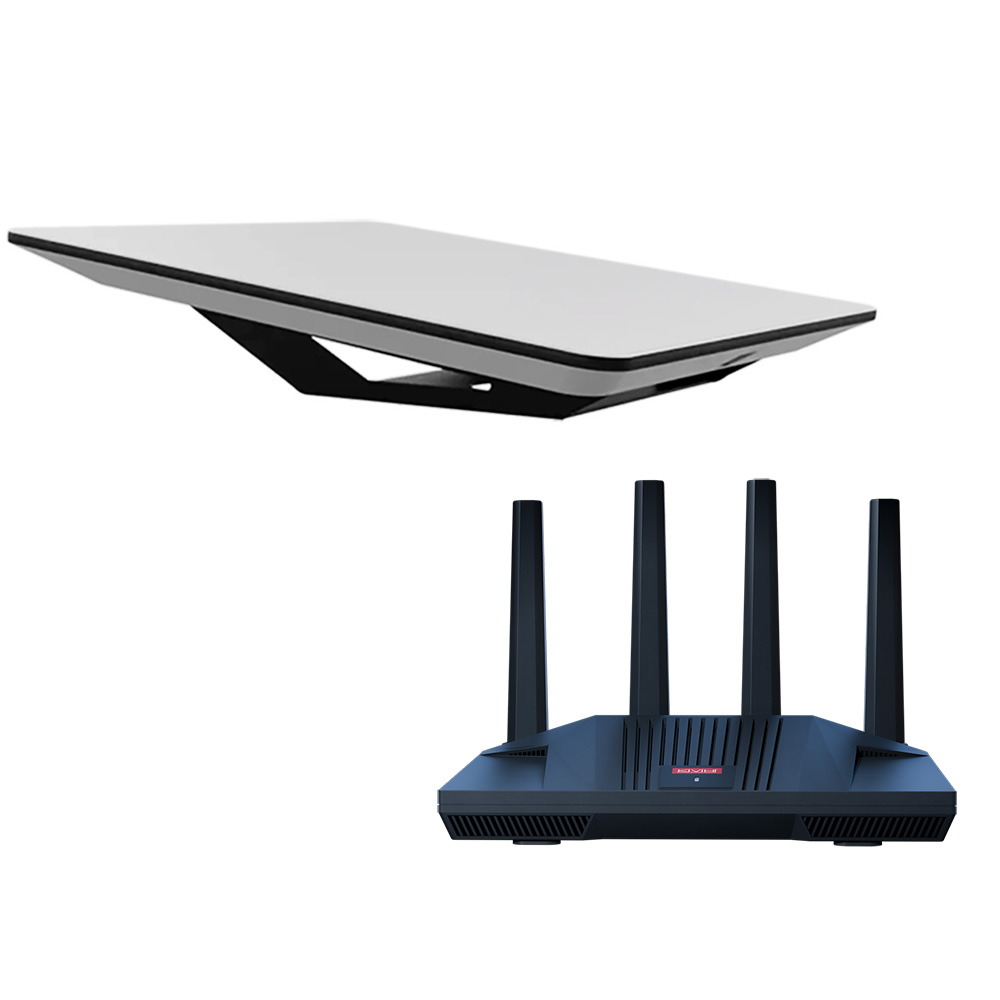 Image 1: KVH Starlink Performance Gen 2 Kit w/CommBox Edge Core Communications Gateway & Wi-Fi Router
