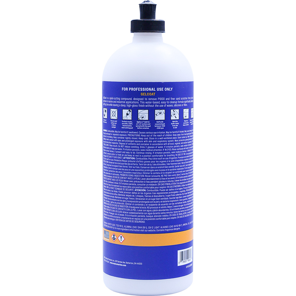 Image 2: Malco Gel Coat Compound - 32oz