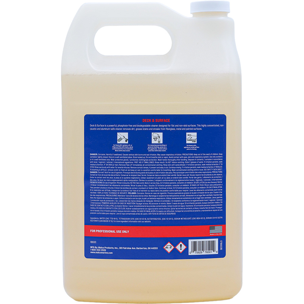 Image 2: Malco Deck & Surface Spray All Purpose Cleaner - 1 Gallon
