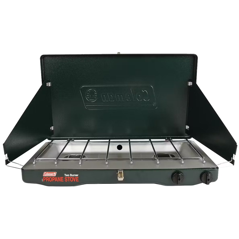Image 1: Coleman PerfectFlow&trade; 2-Burner Classic Stove