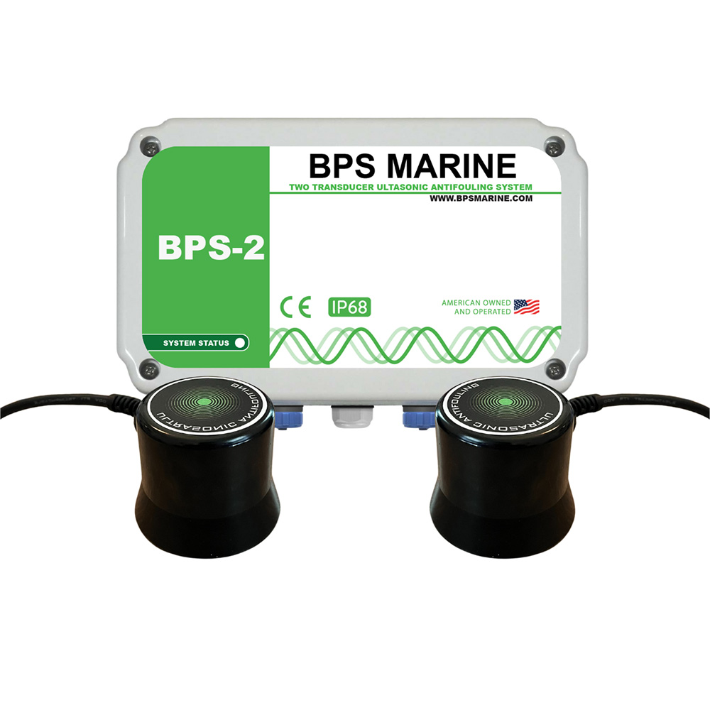 Image 1: BPS Marine BPS-2 2-Transducer Ultrasonic Antifouling System - 12VDC
