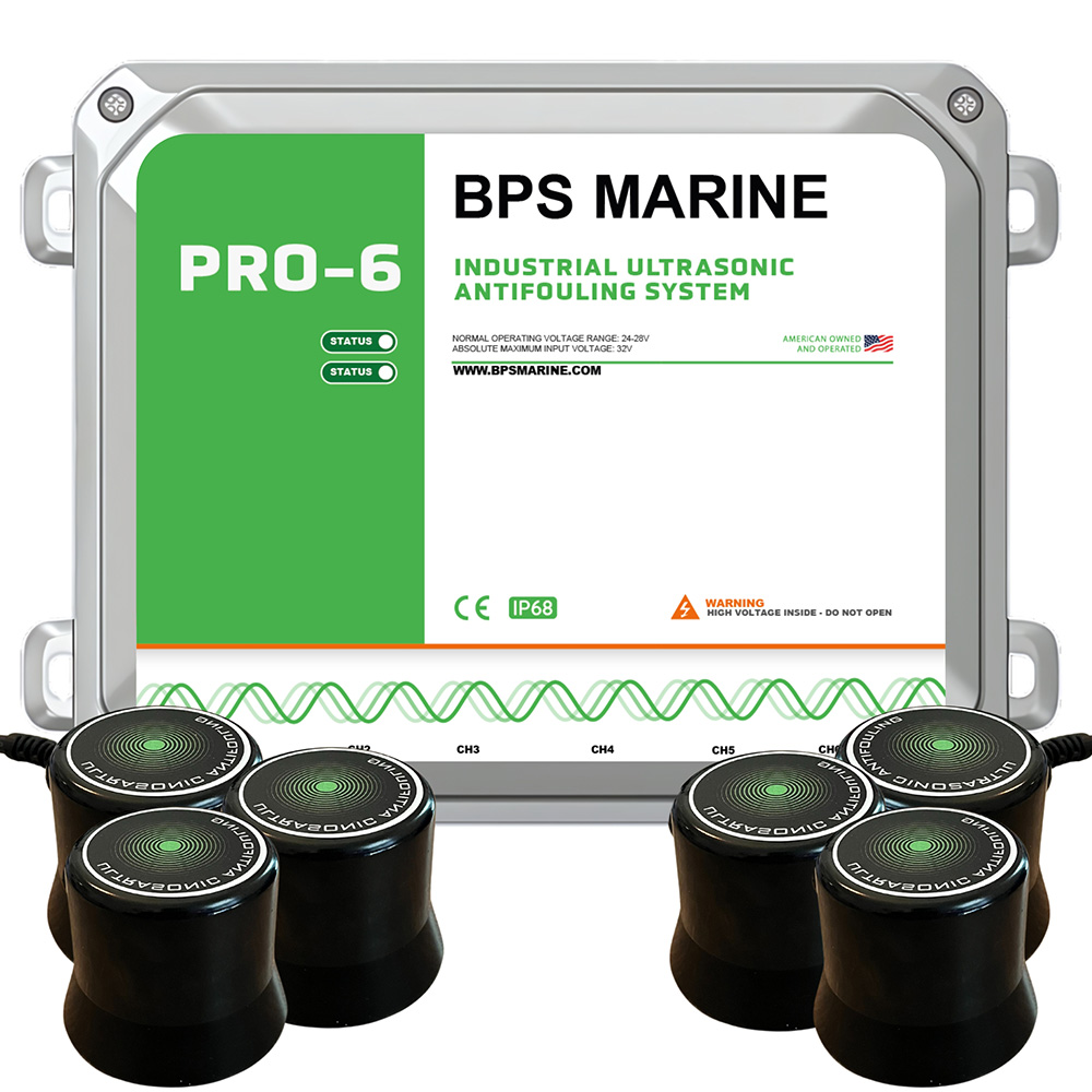 Image 1: BPS Marine PRO-6 6-Transducer Ultrasonic Antifouling System - 24VDC