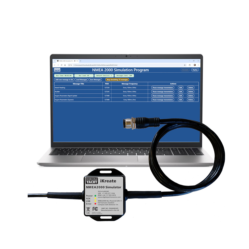 Image 2: Digital Yacht iKreate NMEA 2000 Simulator w/USB
