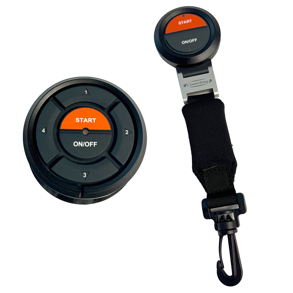 Image 1: CoastKey Standard Twin Mercury Engine Keyless Ignition w/Keyless Stop/Start, Remote Stop/Start, & Ecos