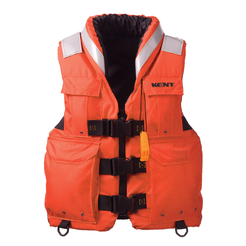 Image 1: Kent Search & Rescue "SAR" Commercial Vest - Orange - 4XL