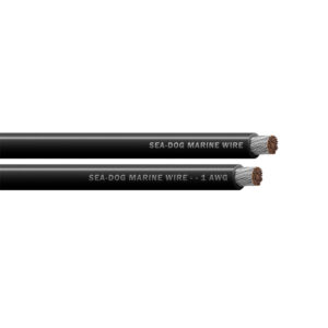 Image 1: Sea-Dog 1 AWG Black Battery Cable - 25'
