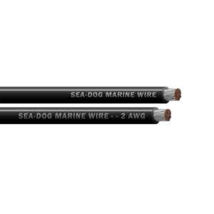 Image 1: Sea-Dog 2 AWG Black Battery Cable - 25'