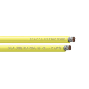 Image 1: Sea-Dog 2 AWG Yellow Battery Cable - 25'