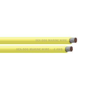 Image 1: Sea-Dog 4 AWG Yellow Battery Cable - 25'