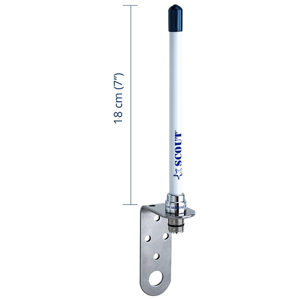 Image 1: Scout KM-10 VHF Fiberglass Antenna 0,18M (7") Length