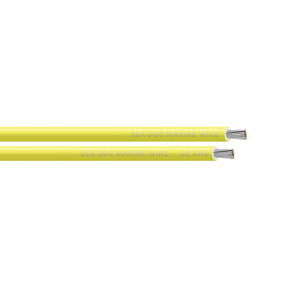 Image 1: Sea-Dog 10 AWG Yellow Primary Wire - 250'