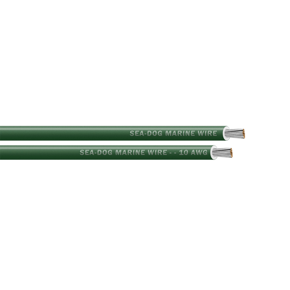 Image 1: Sea-Dog 10 AWG Green Primary Wire - 100'