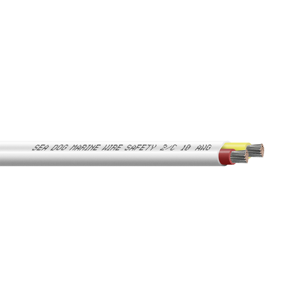 Image 1: Sea-Dog 10/2 AWG Flat Duplex Safety Wire - Red/Yellow - 100'