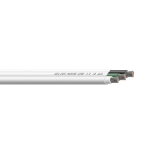 Image 1: Sea-Dog 10/3 AWG Flat Triplex Wire - White/Green/Black - 100'