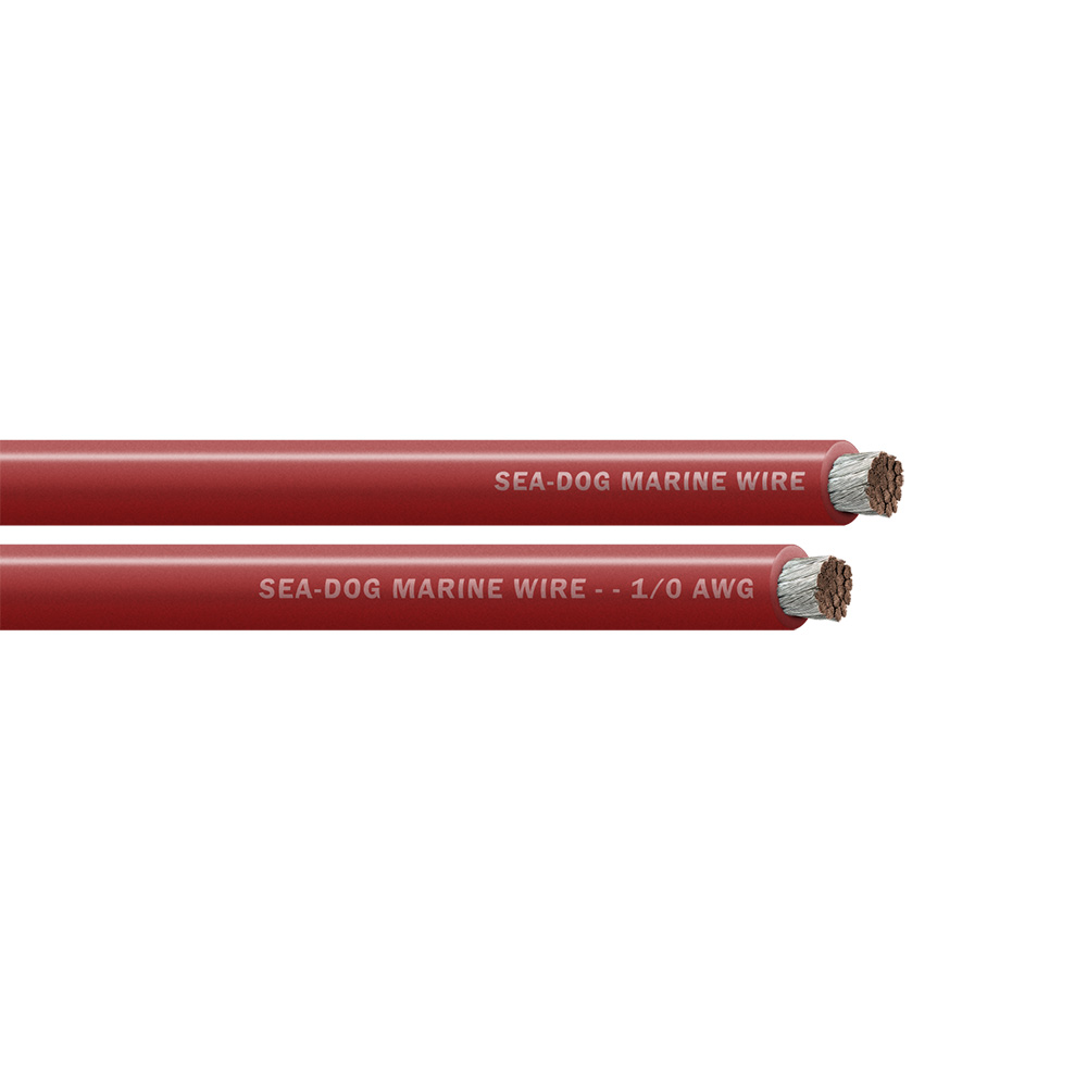 Image 1: Sea-Dog 1/0 AWG Red Battery Cable - 25'