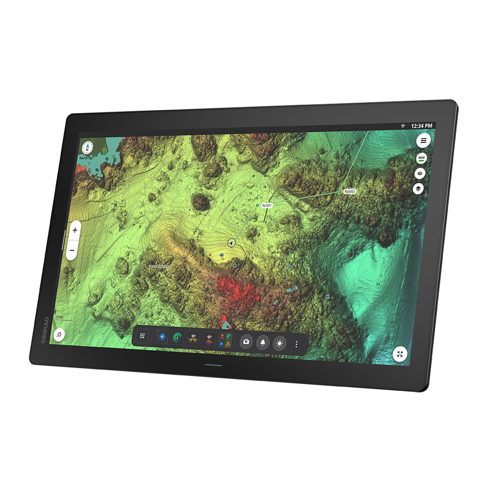 Image 1: Simrad NSO 4 22" MFD w/C-MAP Discover X North America Chart
