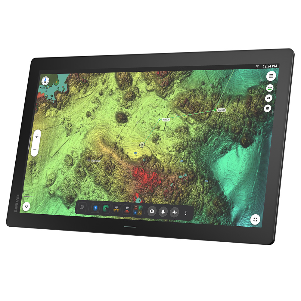 Image 1: Simrad NSO 4 24" MFD w/C-MAP Discover X North America Chart