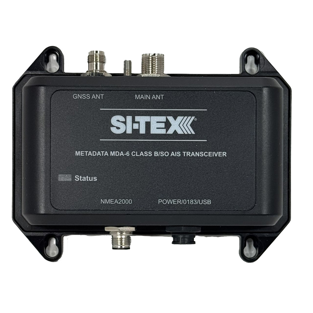 Image 1: SI-TEX MDA-6 High Power 5W SOTDMA Class B/SO AIS Transceiver w/Bluetooth, Wi-Fi, NMEA0183, NK2 Isolated USB Interface