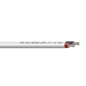 Image 1: Sea-Dog 18/2 AWG Flat Duplex Wire - Red/Black - 100'