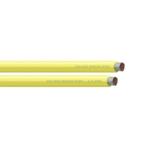 Image 1: Sea-Dog 4/0 AWG Yellow Battery Cable - 25'
