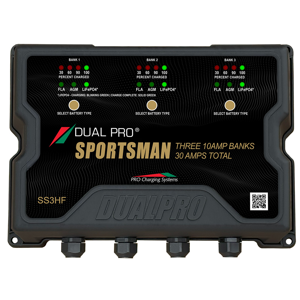 Image 1: Dual Pro Sportsman Series HF Battery Charter - 30 Amp - 3 Bank