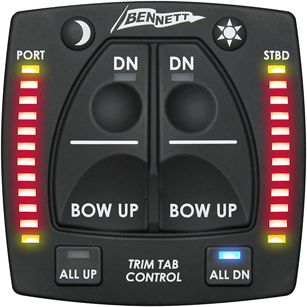 Image 1: Bennett Marine Electric Dual-Station Helm Control