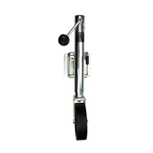 Image 1: Powerwinch Saltwater Series Jack - 1500lb, Weld-On, Single Wheel, Zinc 500+ HR Salt Spray