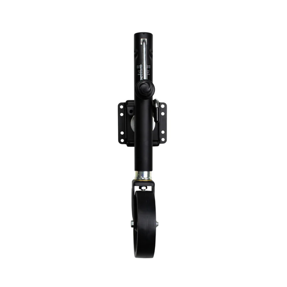 Image 1: Powerwinch Select Series Jack - 1500lb, Bolt-On, Single Wheel, Carbon Black