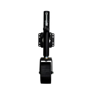 Image 1: Powerwinch Select Series Jack - 1500lb, Bolt-On, Single Wheel Wide, Carbon Black
