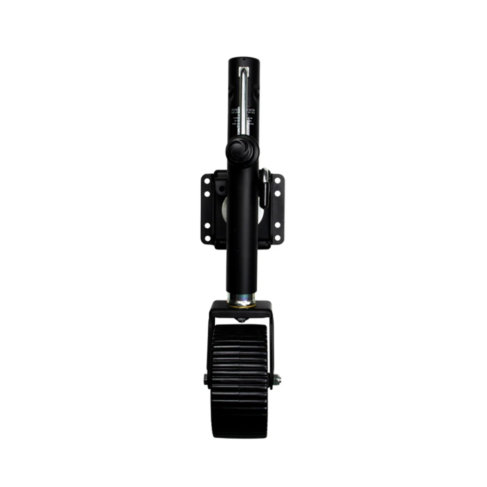 Image 1: Powerwinch Select Series Jack - 1500lb, Bolt-On, Single Wheel Wide, Carbon Black